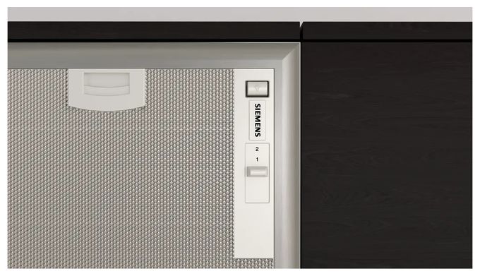 Abluft/Umluft Dunstabzugshaube/Esse Einbau 73 cm (Metallisch, Silber) iQ300 LB75566 Lüfterbaustein 