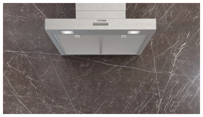Abluft/Umluft Dunstabzugshaube/Esse Wand 60 cm (Silber) iQ300 LC65BCC30 