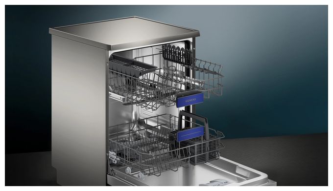 60 cm Geschirrspüler freistehend Sehr leise 13 Maßgedecke aquaStop Funktion iQ300 SN23EI03KE 