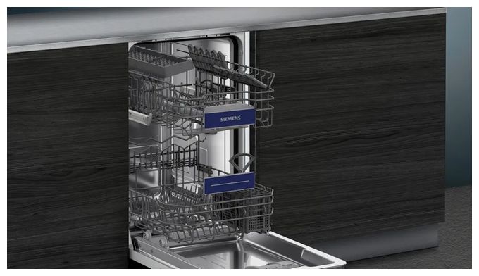 45 cm Geschirrspüler teilintegriert (ohne Front) Leise 10 Maßgedecke aquaStop Funktion iQ300 SR53ES25KE 