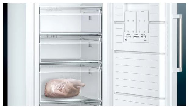 366 l Gefrierschrank 222 kWh Jahr NoFrost  iQ500 GS58NDWDP (Weiß) 