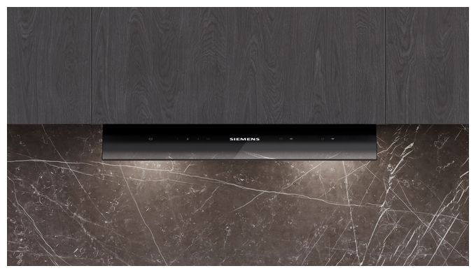 Abluft/Umluft Dunstabzugshaube/Esse Einbau 60 cm (Schwarz) iQ500 LJ67BDP60 