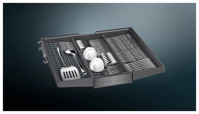 60 cm Geschirrspüler teilintegriert (ohne Front) Sehr leise 14 Maßgedecke aquaStop Funktion iQ500 SN55ZS07CE 