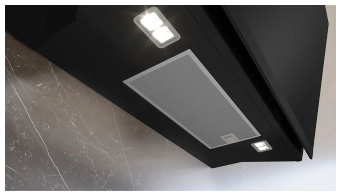 Dunstabzugshaube Wand 80 cm Abluft/Umluft (Schwarz) iQ700 LC81KAN65 