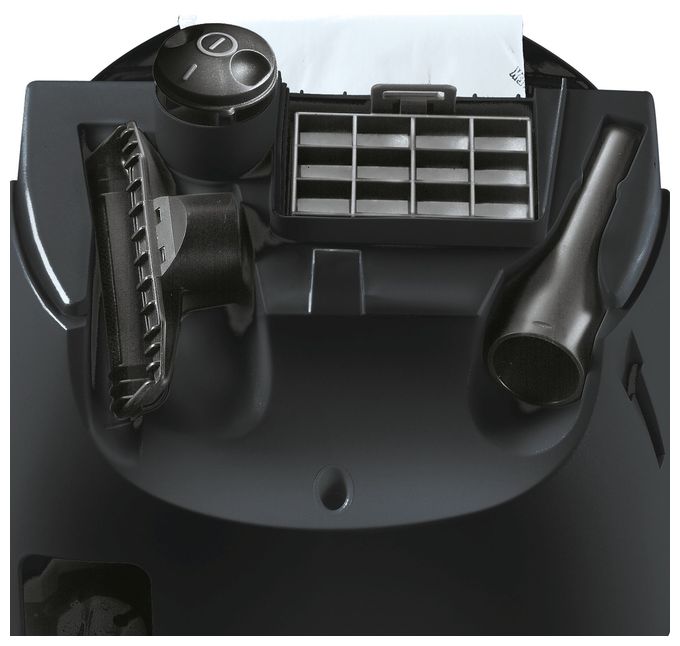 Bodenstaubsauger mit Staubbeutel 600 W Hygienefilter  VS06A212 (Schwarz) 