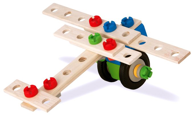  Constructor Große Lok Bauset (Mehrfarbig) 
