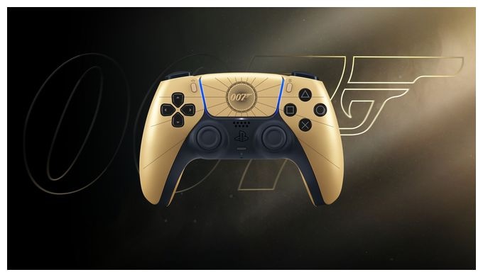 Analog / Digital Gamepad für PC/MAC/Android/iOS/PlayStation 5  DualSense Wireless Controller - 007 First Light Limited Edition (Schwarz, Gold) 