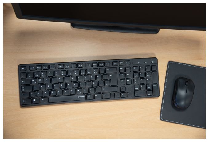 Tastatur RF Wireless 2.4 GHz  SL-640303 (Schwarz) 