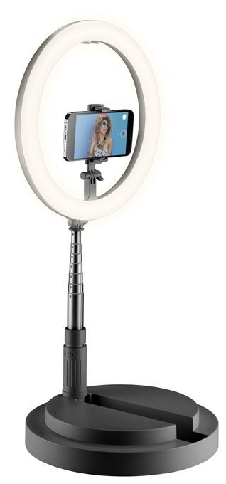 70 mm Universal  Selfie Ring Compact (Schwarz) 
