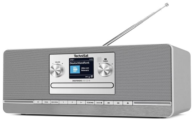 Bluetooth DAB+, FM Radio Internet  DigitRadio  372CD IR (Anthrazit, Silber) 