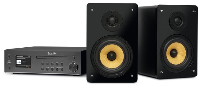 CD Payer DAB+, FM Radio  DigitRadio 760 (Schwarz) 