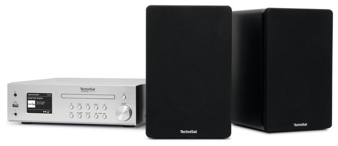 CD Payer DAB+, FM Radio  DigitRadio 760CD IR (Silber) 