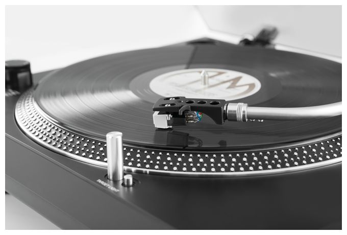 Plattenspieler mit Direktantrieb  TechniPlayer LP 300 (Schwarz, Silber) 