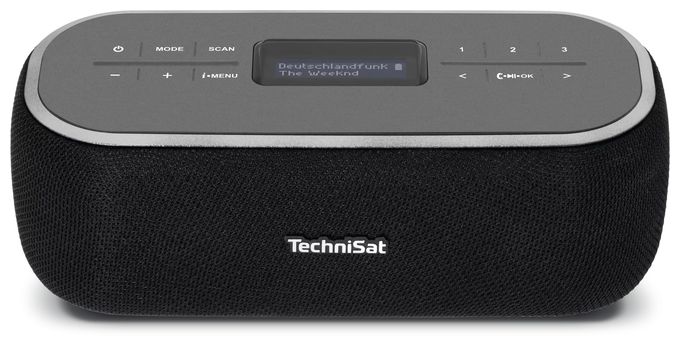 Bluetooth DAB+, FM Radio Tragbar  Viola BT1 (Schwarz, Grau) 