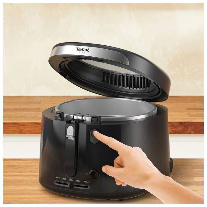 Fritteuse 2,1 l 1900 W  FF2528E0 Vision (Schwarz) 