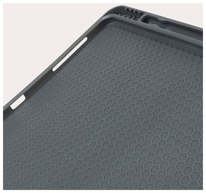 Folio aus Kunststoff für Apple iPad Pro 12.9" 2021 bis 32,8 cm (12.9") Staubresistent, Kratzresistent, Spritzwassergeschützt (Grau) Link 