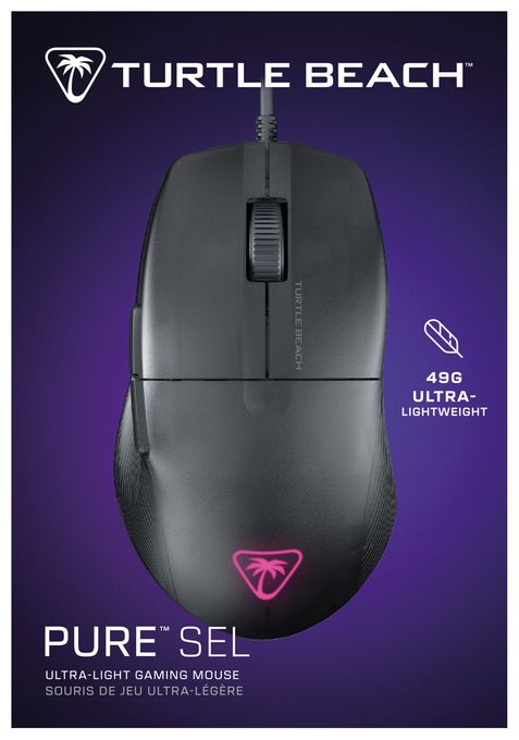 8000 DPI Gaming Maus Optisch  Pure SEL (Schwarz) 