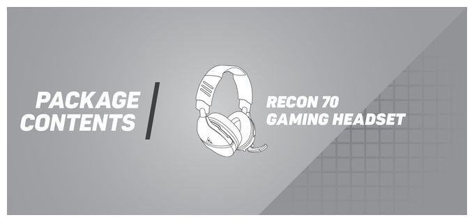 Over Ear Kopfhörer Kabelgebunden  Recon 70 Gaming (Schwarz, Blau) 