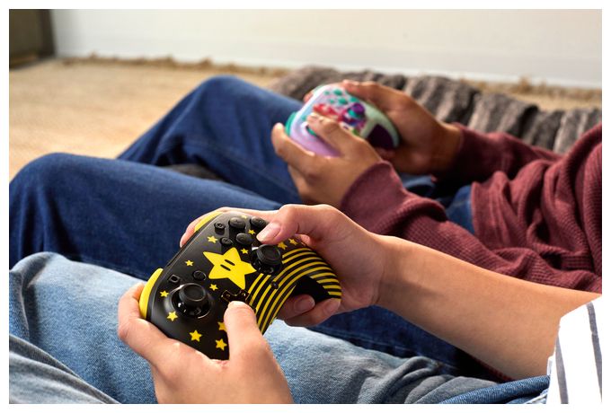 Gamepad für Nintendo Switch, Nintendo Switch 2, Nintendo Switch Lite, Nintendo Switch OLED  Rematch (Schwarz, Gold, Gelb) 