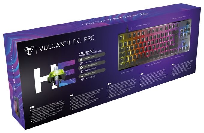 RGB-LED Gaming Tastatur USB  Vulcan II TKL Pro (Schwarz) 