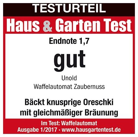 Waffeleisen Abbildung für 24 Waffel(n) 1400 W 48360 Zaubernuss 