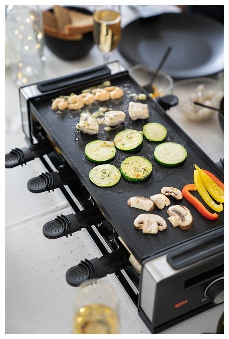 8 Person(en) 1200 W 48730 Finesse Basic Raclette 