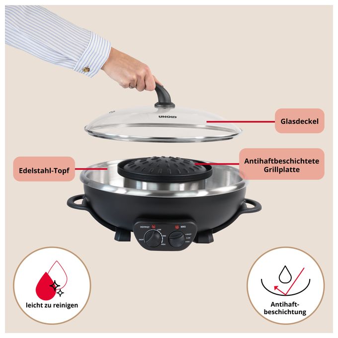 48745 Asia Fondue Hot Pot 