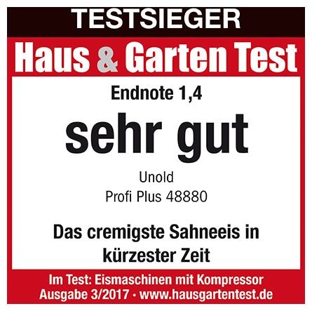 2,5 l Eismaschine 250 W 48880 Profi Plus 