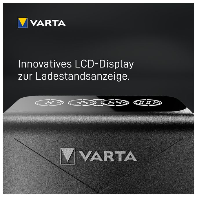 Akku Ladegerät, inkl. 4X AA 2100mAh, Batterieladegerät für wiederaufladbare AA/AAA/9V und USB Geräte, LCD Plug Charger+, Einzelschachtladung 