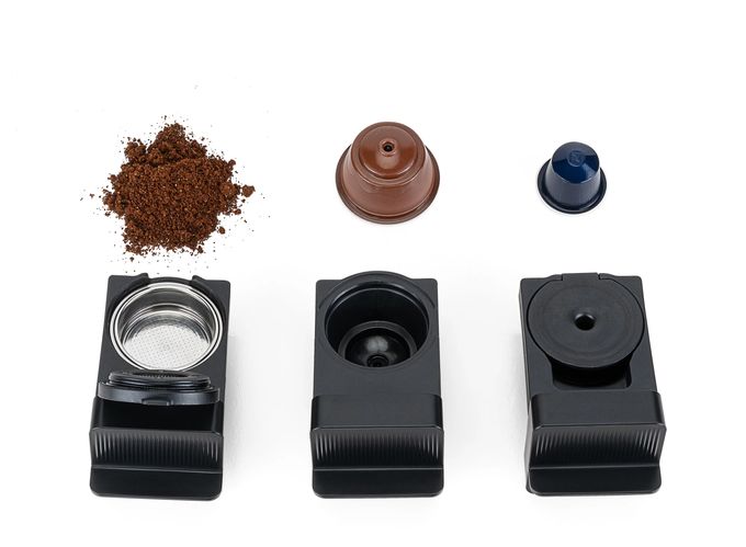 Kaffeekapsel, Gemahlener Kaffee Maschine  MMA1T-TCM20 Volo Multi (Schwarz) 