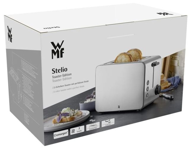 Toaster 1000 W 2 Scheibe(n) 7 Stufen  Stelio (Edelstahl) 