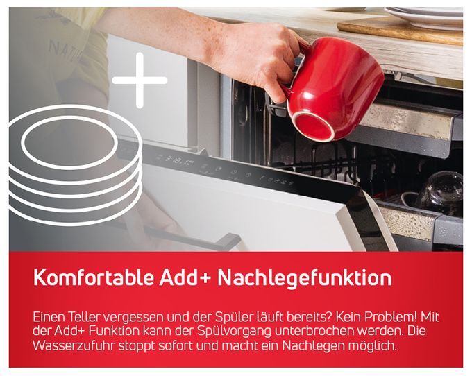 45 cm Geschirrspüler vollintegriert (ohne Front) Leise 10 Maßgedecke aquaStop Funktion EGSPV586900 