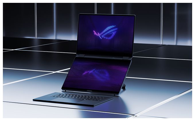 2K Ultra HD Notebook 40,6 cm (16 Zoll) 2880 x 1800 Pixel 2 TB SSD Windows 11 Home Intel Core Ultra 9 max. 4,9 GHz  ROG Zephyrus Duo GX651AX-SR004W (Grau) 