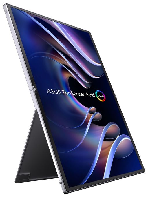 Quad HD Monitor 43,9 cm (17.3 Zoll) 4:3 0,2 ms 350 cd/m²  ZenScreen Fold OLED MQ17QH (Silber) 