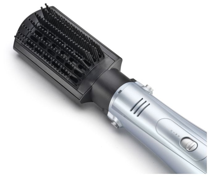 Warmluftbürste 1000 W  AS774E Hydro-Fusion 4 in 1 (Grau, Silber) 