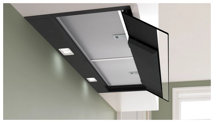 Dunstabzugshaube Einbau 90 cm Abluft/Umluft (Schwarz) Serie 8 DBB99ET65 