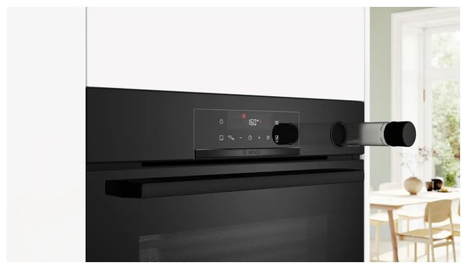 Einbaubackofen groß Dampfgaren AutoClean (Schwarz) Serie 4 HRG4720B3 