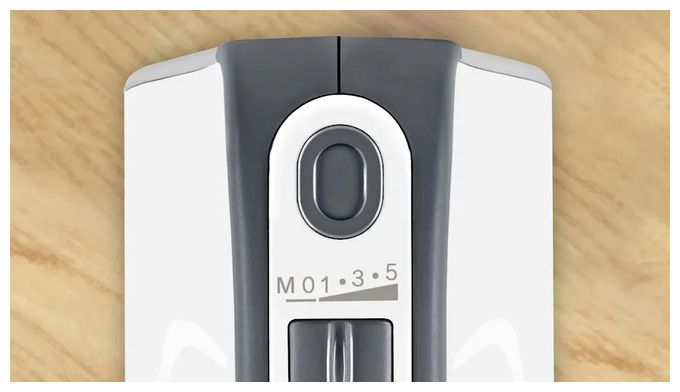 Handmixer 850 W 5 Stufen (Schwarz, Edelstahl, Weiß) MFQ49300 