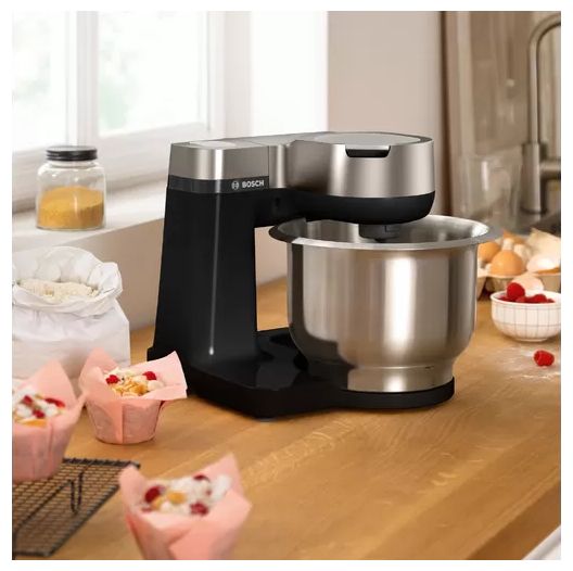 900 W Küchenmaschine 3,8 l  Serie 2 MUMS2VM00 (Schwarz, Silber) 