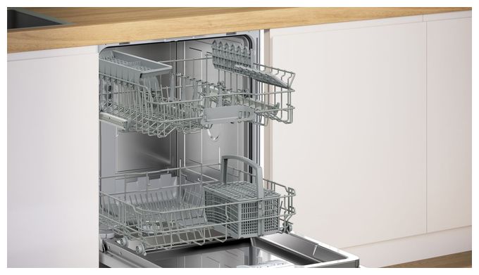 60 cm Geschirrspüler vollintegriert (ohne Front) Leise 13 Maßgedecke aquaStop Funktion Wärmetauscher Serie 2 SMV2HTX08E 
