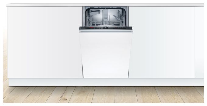 45 cm Geschirrspüler vollintegriert (ohne Front) Leise 9 Maßgedecke aquaStop Funktion Natürlich/Natur Serie 2 SPV2IKX10E 
