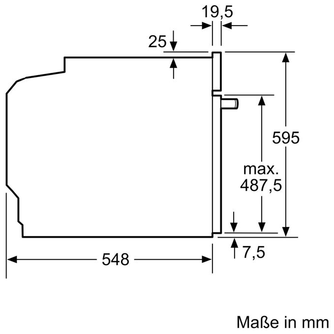 Einbauherd (ohne Kochfeld) groß EEK: A+ Serie 4 HEA513BR3 