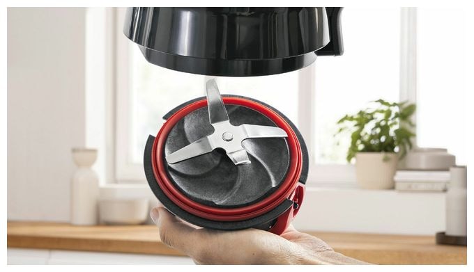 1,5 l Standmixer 2 Geschwindigkeiten 1200 W  Serie 4 MMB6172S (Silber) 