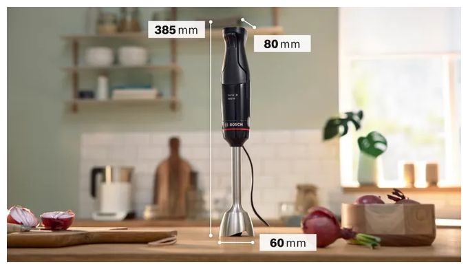 Stabmixer 1000 W  Serie 4 MSM4B6V2 ErgoMaster (Schwarz) 