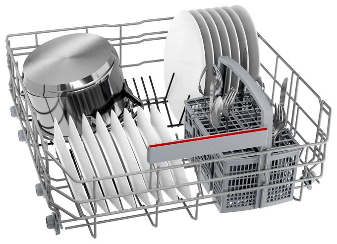 60 cm Geschirrspüler teilintegriert (ohne Front) Sehr leise 13 Maßgedecke aquaStop Funktion Wärmetauscher/EfficientDry Serie 4 SMI4EAS30E 