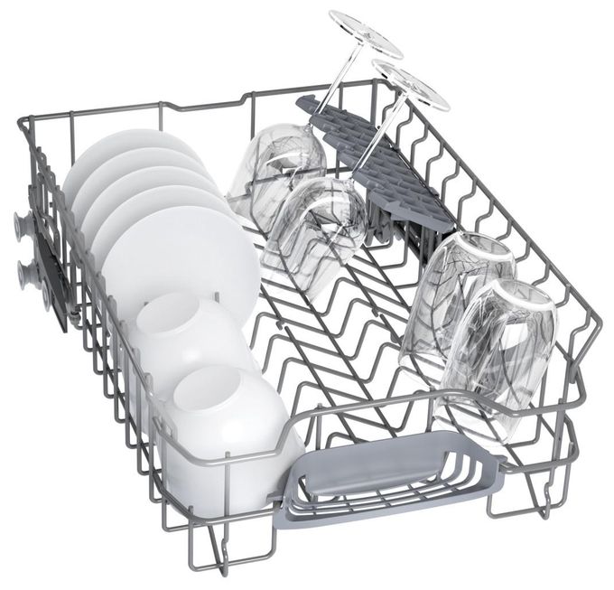 45 cm Geschirrspüler unterbaufähig Leise 10 Maßgedecke aquaStop Funktion Wärmetauscher Serie 4 SPU4HMS10E 