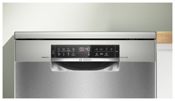 60 cm Geschirrspüler freistehend Sehr leise 14 Maßgedecke aquaStop Funktion Wärmetauscher Serie 6 SMS6ZCI16E 