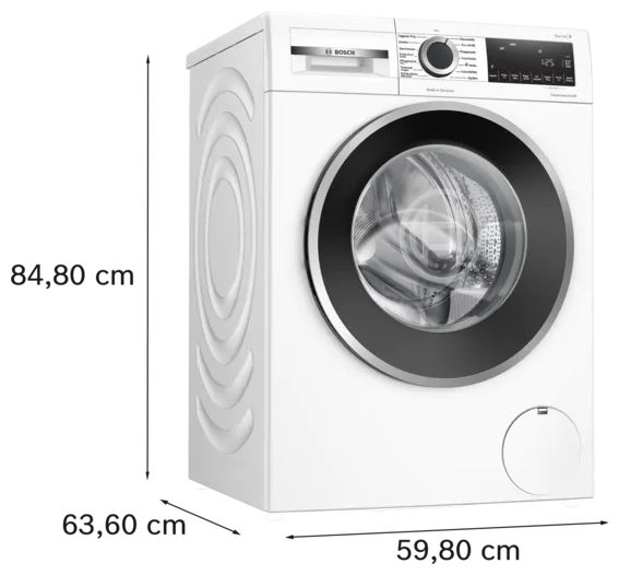 9 kg Frontlader Waschmaschine 1400 U/min aquaStop Funktion Serie 6 WGG244120 
