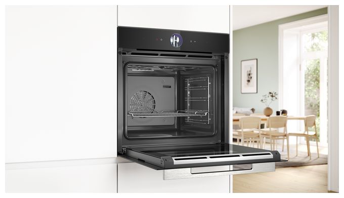 Einbaubackofen groß Dampfgaren AutoClean Serie 8 HSG7364B1 