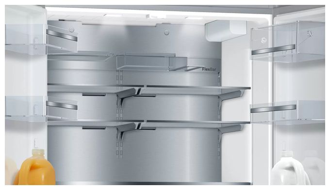 Side-by-Side Kühl-/ Gefrierkombination French Door 402 l / 171 l 333 kWh 1830 mm x 905 mm  Serie 8 KFF96PIEP (Edelstahl) 